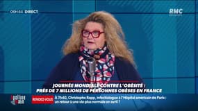 Journée mondiale contre l'obésité: Anne-Sophie Joly, présidente du collectif national des associations d'obèses, rappelle que "certains pensent que l'obésité est un problème esthétique. Quand on guérit l'obésité, on guérit 18 autres maladies"