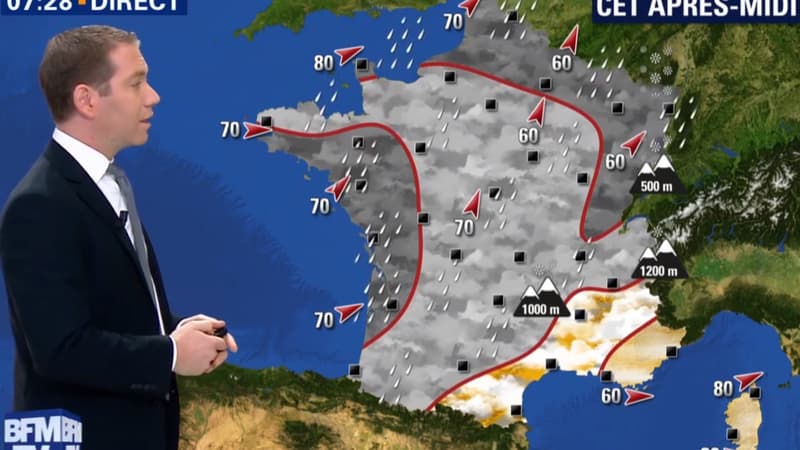 la météo de ce mercredi 13 décembre 2017