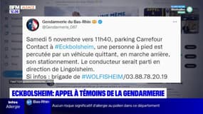 Eckbolsheim: un appel à témoins lancé par la gendarmerie