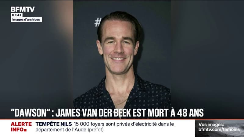 L'acteur américain James Van Der Beek, star de la série "Dawson", est mort à 48 ans