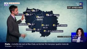 Météo Paris-Île-de-France: un temps couvert ce matin avant l'arrivée d'orages, 21°C cet après-midi à Paris