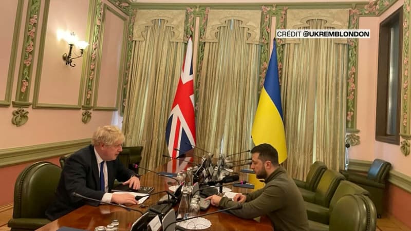 Guerre en Ukraine: visite surprise de Boris Johnson à Kiev pour rencontrer Volodymyr Zelensky