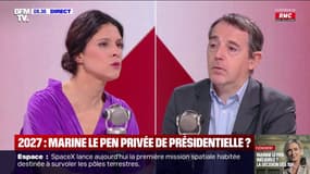 Selon Jérôme Fourquet (Ifop), les électeurs du RN sont "en partie psychologiquement préparés" à la potentielle inéligibilité de Marine Le Pen