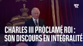 Le discours en intégralité de Charles III, officiellement proclamé roi ce samedi