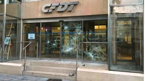 Le siège de la CFDT à Paris a été saccagé ce jeudi soir