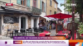 En Ardèche, les vacances au rythme des températures 