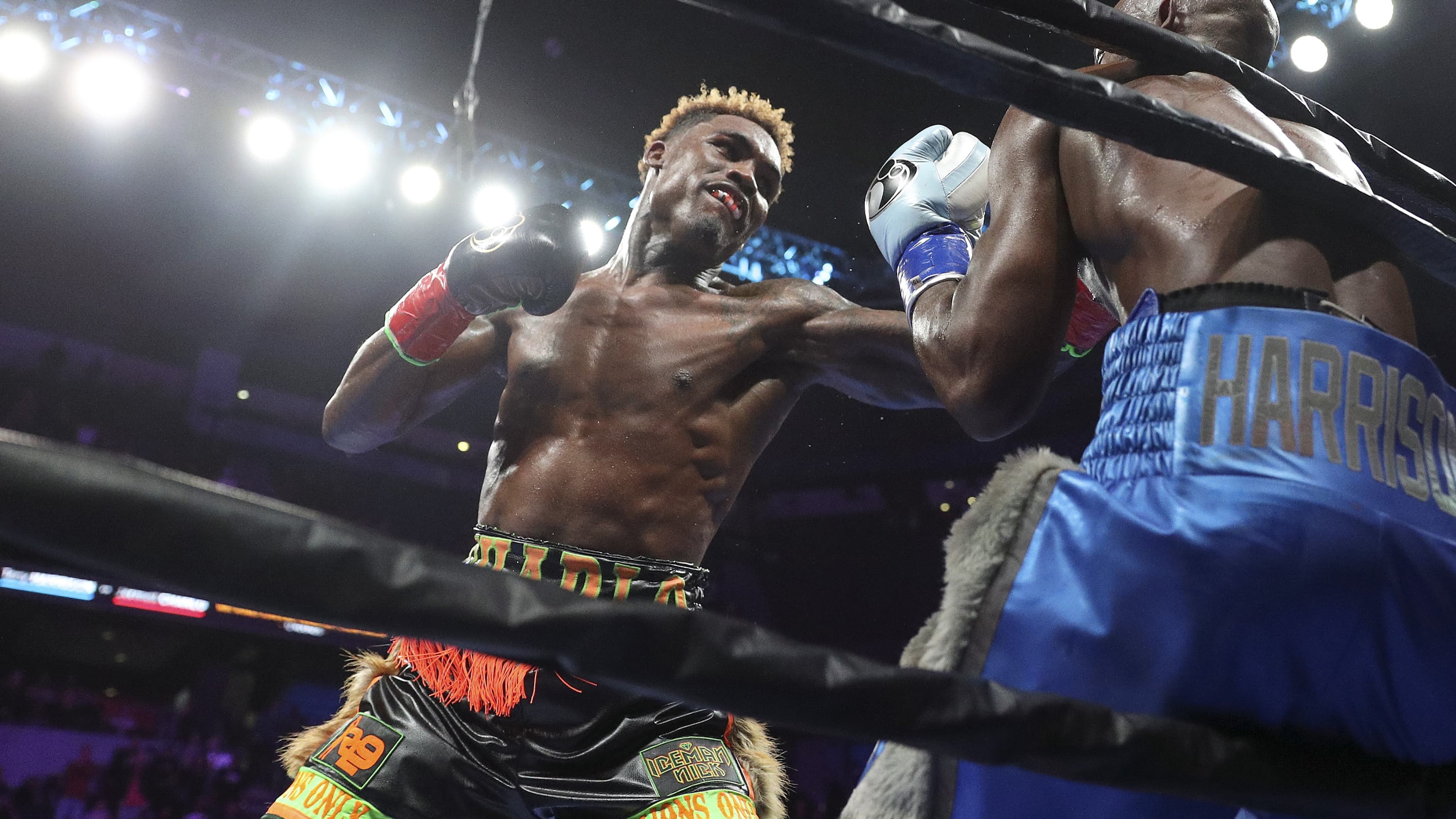 Jermell Charlo, champion WBC des super-welters, lors de sa victoire sur Tony Harrison en décembre 2019