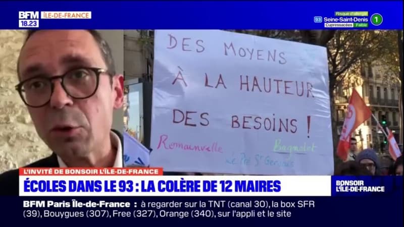 François Dechy, maire de Romainville, explique pourquoi la situation est compliquée dans les écoles de sa commune