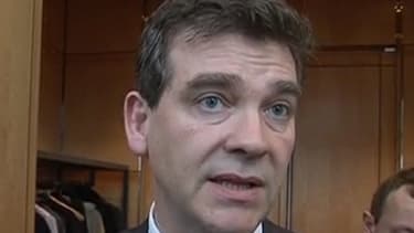 Arnaud Montebourg, vendredi, face à la presse.