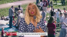 Les tendances GG: Fête clandestine dans le parc des Buttes-Chaumont - 26/04