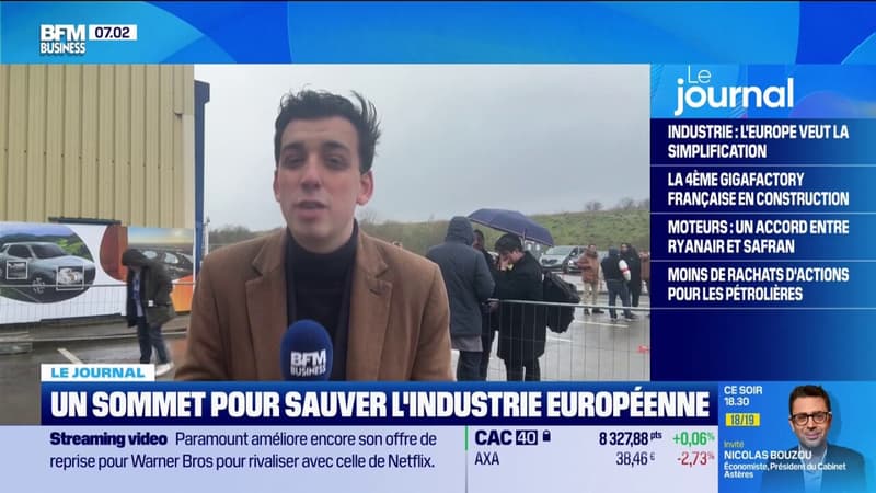 Un sommet pour sauver l'industrie européenne