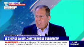 "Aucun pays n'a le droit de renforcer sa sécurité sur le dos de la sécurité des autres pays", affirme le chef de la diplomatie russe