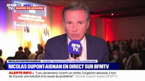 Nicolas Dupont-Aignan sur la guerre en Ukraine: "On ne peut pas refuser l'accueil des réfugiés (...) mais on ne peut pas déménager un peuple"