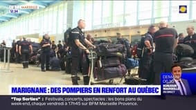Bouches-du-Rhône: des pompiers de Marignane en renfort sur les incendies au Québec