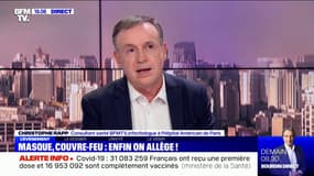 Pour le Pr Rapp, les annonces de Jean Castex sont "une réponse adaptée à la décrue de l'épidémie"