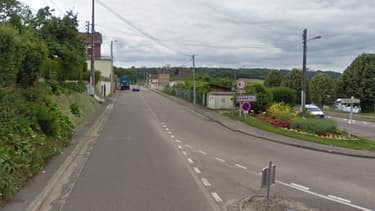L'entrée du village de Darnétal.