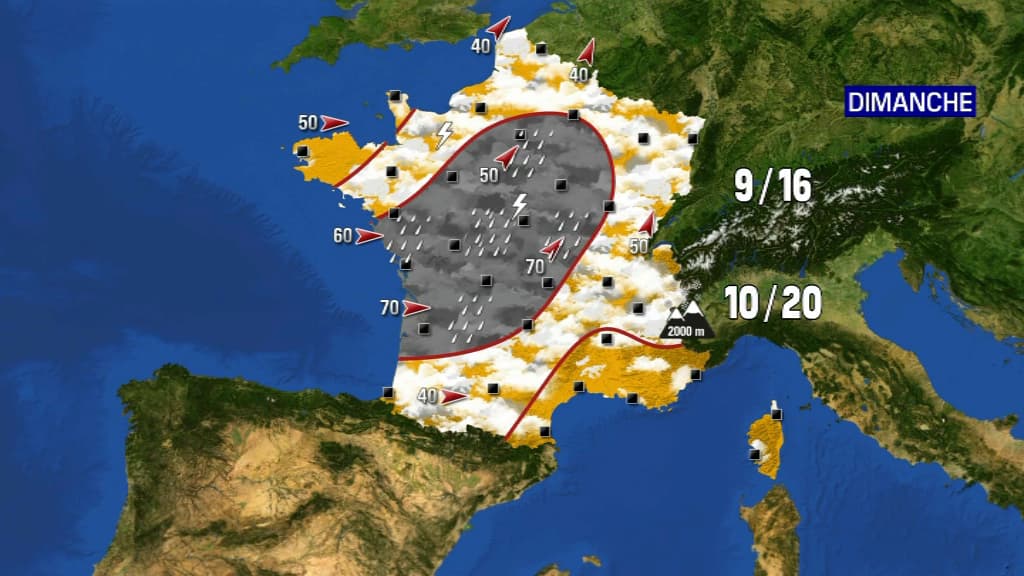 La météo du dimanche 23 avril 2023