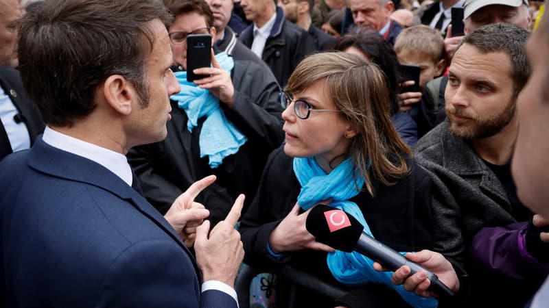 Retraites: Emmanuel Macron hué lors de son premier bain de foule après la promulgation de la réforme