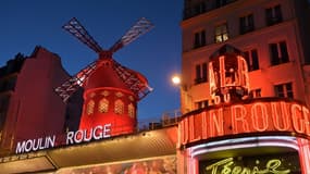 Le cabaret du Moulin Rouge lors de l'inauguration de ses nouvelles ailes, le 5 juillet 2024 à Paris