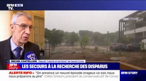 Intempéries en Corse: le député Michel Castellani parle d'un "épisode d'une violence inattendue"