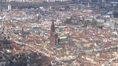 Vue aérienne de Strasbourg. /Photo d'archives/REUTERS/Wolfgan