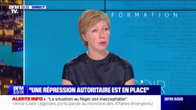 Niger: "Les conditions de détention du président Bazoum se dégradent", affirme Anne-Claire Legendre, porte-parole du Quai d'Orsay