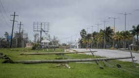 Après le passage de l'ouragan Delta à Cancun, au Mexique, le 7 octobre 2020