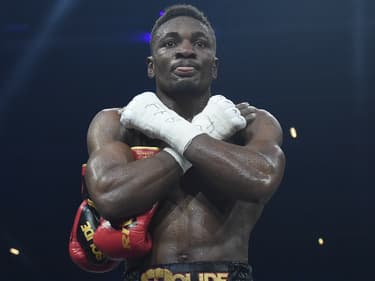 Le boxeur français Christian Mbilli