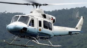 L'hélicoptère Bell 412 avait décollé de sa base dans la matinée pour un vol de deux heures mais il n'est pas rentré dans les délais prévus et a perdu le contact avec les autorités au sol. (PHOTO D'ILLUSTRATION)