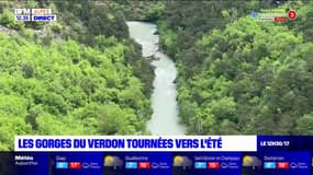 Les gorges du Verdon tournées vers l'été