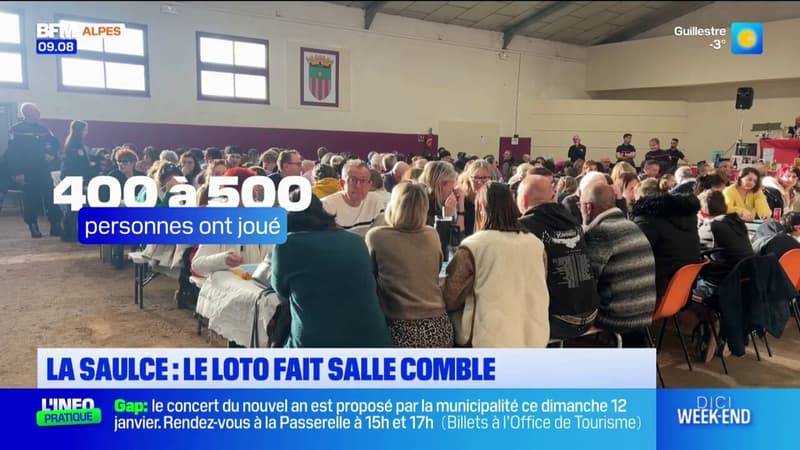 Hautes-Alpes: le traditionnel loto des pompiers de retour à La Saulce pour le Jour de l'An