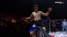 Paul Dena après ses débuts professionnels à l'Hexagone MMA 29 de Bordeaux, 24 mai 2025