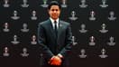 Nasser Al-Khelaïfi au tirage au sort de la Ligue des champions, le 28 août 2025.