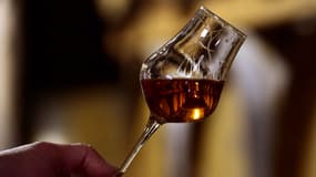 Un verre d'armagnac, le 9 février 2021 (photo d'illustration).