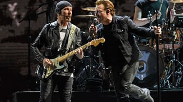 U2 en concert à East Rutherford dans le New Jersey, le 28 juin 2017
