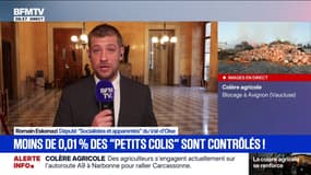 Petits colis: "Plus de 90% des colis ne respectent pas nos normes et nos lois", affirme Romain Eskenazi (Socialistes et apparentés)