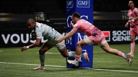 L'essai de Fickou pour le Racing face au Stade Français
