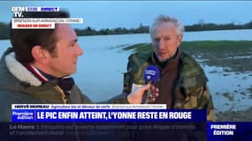Crues dans l'Yonne: submergé, le terrain de cet agriculteur ne sera pas exploitable avant "deux mois"