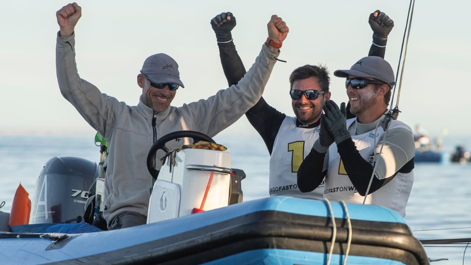 Voile olympique : les Français Lucas Rual et Emile Amoros champions d'Europe