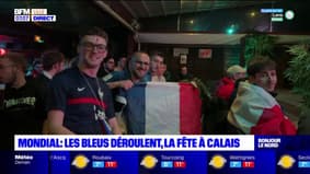 Coupe du monde: la 1ère victoire des Bleus célébrée à Calais