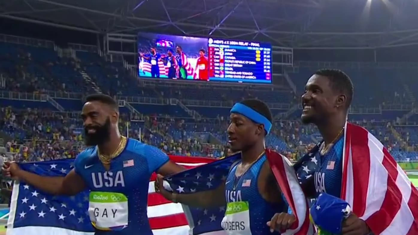 Tyson Gay, Mike Rodgers, Justin Gatlin
