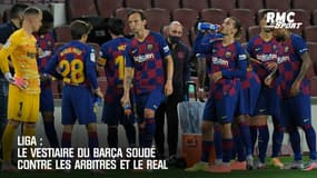 Liga: Le vestiaire du Barça soudé contre les arbitres et le Real 