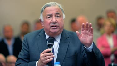 Gérard Larcher lors d'un meeting pour la reconstruction de la droite et du centre à Valenciennes, le 21 juin 2019