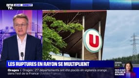 Dominique Schelcher (Système U) explique les ruptures en rayon notamment par un "manque de chauffeurs de poids lourds"