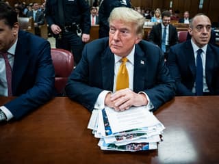 Le président américain Donald Trump à son procès pénal au tribunal de Manhattan (New York), le 29 mai 2024.