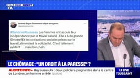 Le chômage, "un droit à la paresse", le travail "une valeur de droite": la nouvelle polémique lancée par Sandrine Rousseau