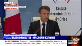 Emmanuel Macron: "Il y a une instrumentalisation inacceptable de la mort d'un adolescent" 