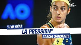 Open d'Australie : "J'ai réussi à gérer la pression" se satisfait Garcia qui a dominé Osaka