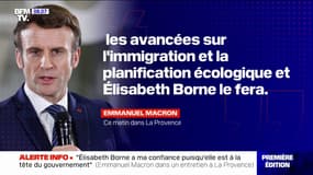 Emmanuel Macron annonce qu'Élisabeth Borne fera le point sur plusieurs réformes "dans les 15 premiers jours de juillet"