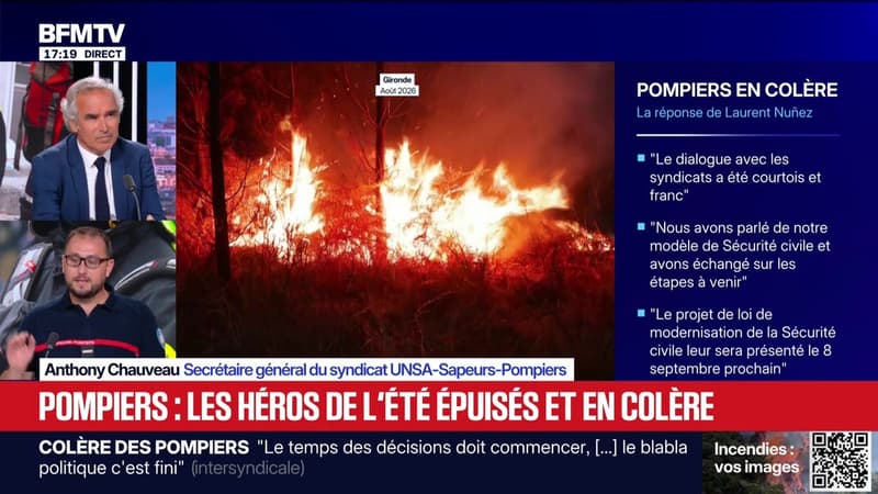 Marschall Truchot : Pompiers, les héros de l'été épuisés et en colère - 13/08